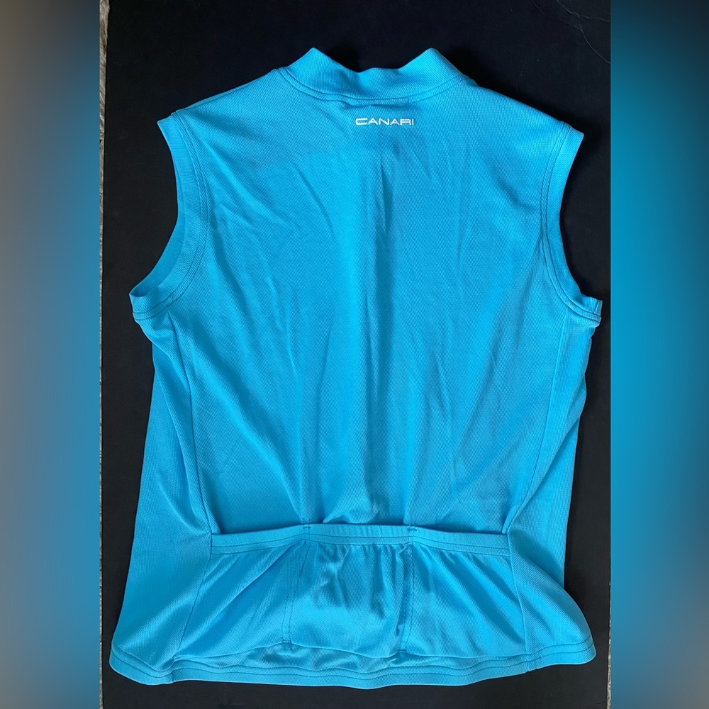 Canari cycle wear top, cyclist shirt, tank cycle top Womens size large